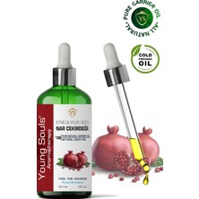 Young Souls Aromatherapy Pomegranate Seed Carrier Oil ( Cold Pressed ) Nar Çekirdeği Taşıyıcı Yağ ( Soğuk Sıkım ) 50 ml