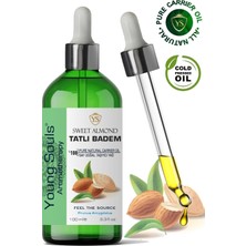 Young Souls Aromatherapy Sweet Almond Carrier Oil Tatlı Badem Bitkisel Taşıyıcı Yağ 100 ml