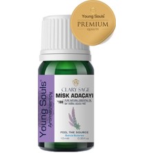 Young Souls Aromatherapy Clary Sage Essential Oil Misk Adaçayı Uçucu Yağ 10 ml