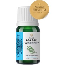 Young Souls Aromatherapy Sage Essential Oil Adaçayı Uçucu Yağ 10 ml