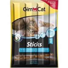 Gimcat Kedi Ödül Çubuğu Sticks Somon Morina 20GR