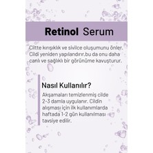 WIWIFY Onarıcı, Besleyici Retinol + Vita-A Serum (1% Retinol + Ceramide) Anti-Aging