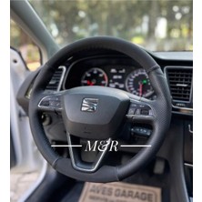 M&R Otokilif Aksesuar Seat Leon Orijinal Kaplama Deri Direksiyon Kılıfı