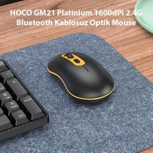 Polham Hc Platinium Series Bluetooth 1600DPI 2.4g Kablosuz Optik Mouse, Ergonomik Ultra Hassas Mouse