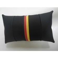 M&R Otokilif Aksesuar Nubuk Noktalı Deri Araç Oto Seyehat Boyun Yastık