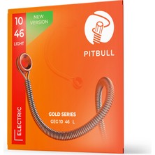 Pitbull Gold Seri Elektro Gitar Teli 10-46 Light Geg 10-46 3p Ssc 3lü Set Hediyeli Paket