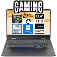 Lenovo Ideapad Gaming 3 82S9011VTX I5-12450H 8gb 512SSD RTX3050 15.6" Fullhd W11H Taşınabilir Bilgisayar