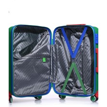 Benetton Trolley 60 cm Yeşil Unisex Valiz