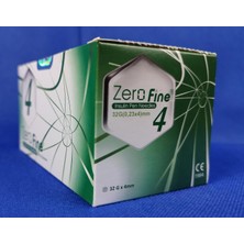 Zero Fine 4 Insülin İğne Ucu (0,23 x 4 mm) 100'lü Paket