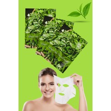 Xolotex 3 Adet Yeşil Çay Özlü Kağıt Yüz Maskesi Green Tea Face Mask 25ML XLM99