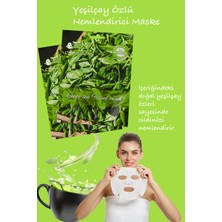 Xolotex 3 Adet Yeşil Çay Özlü Kağıt Yüz Maskesi Green Tea Face Mask 25ML XLM99