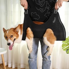 Hanyang Yepyeni Siyah 2-5Kg Yeni Pet Kedi Bakım Hamak Kedi Bakım Hamakları Kısıtlama Çantası Yavru Köpek Kedi Tırnak Klip Kırpma Anti-Bite (Yurt Dışından)