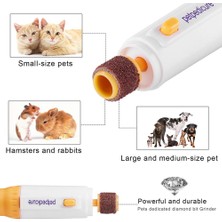 Hanyang Sarı 17.5x2.3 cm Otomatik Pet Tırnak Makası Pet Tırnak Güzellik Elektrikli Alet Kiti Kedi Köpek Elektrikli Manikür Parmak Paws Bakım Kırpma Aletleri (Yurt Dışından)