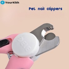 Hanyang S-Pink Yourkith Evcil Hayvan Tırnak Makası LED Hayvan Bakım Makası Tırnak Malzemeleri Profesyoneller Için Dosya ile Köpekler Kediler Için Evcil Hayvan Ürünleri (Yurt Dışından)