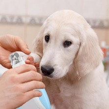 Hanyang Açık Mavi Köpek Tırnak Makası LED Işık Evcil Hayvan Tırnak Makası Küçük Hayvanlar Için Kedi Makası Aşırı Kesmeyi Önlemek Için Ücretsiz Tırnak Dosya Tıraş Bıçağı (Yurt Dışından)