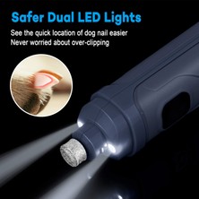 Hanyang N50 Koyu Mavi Pawsunday Köpek Tırnak Öğütücü 2 Led Işık İle 8000-10000 Rpm Köpek Kedi Ve Küçük Hayvan Için Elektrikli Pet Tırnak Giyotin (Yurt Dışından)