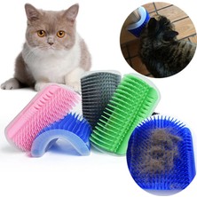 Hanyang Mavi Pet Kedi Fırça Masaj Cihazı Epilasyon Taraklar Kedi Oyuncakları Plastik Kazıma Kılları Kemer Masajı Bakım Kedi Scratcher Evcil Hayvan Ürünleri (Yurt Dışından)