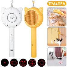Hanyang A Yok Tüyler Evcil Hayvan Bakım Tarağı Kedi Saç Fırçası Kedi Sopa Oyuncaklar Yavru Kedi Oynayan Kedi Lazer Oyuncak Çok Fonksiyonlu Evcil Hayvan Ürünleri Kedi Aksesuarları (Yurt Dışından)