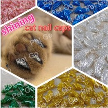 Hanyang Sarı S 20 Adet Yumuşak Kedi Tırnak Kapakları / Kedi Tırnak Kapağı / Pençe Pençesi / Ücretsiz Tutkal ve Aplikatör ile Pet Silikon Tırnak Koruyucu / Boyut Xs S M L (Yurt Dışından)