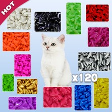Hanyang Electric Green Xs 120 Adet - Kediler Için Yumuşak Tırnak Başlıkları + 6x Yapışkan Tutkal + 6x Aplikatör /* Xs, S, M, L, Kapak, Kedi, Pençe, Pençe, Ztp */ (Yurt Dışından)