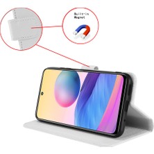 Cool-M Samsung Galaxy A05 4g Kasa Deri Stand Elmas Doku Koruyucu Telefon Kapağı (Yurt Dışından)