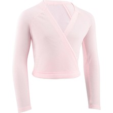 Decathlon STAREVER Çocuk Pembe Çapraz Bale Hırkası