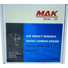 Mak 12A 1/2'' Havalı Somun Sökme Tabancası Bijon Tabancası