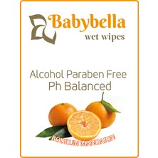 baby bella Babybella Bodrum Mandarin Islak Mendil 120 Yaprak 12'li Set