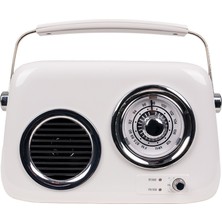 Kozmos FB-R302-WH Retro Radyo ve Bluetooth Hoparlör