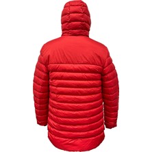 Joxly Unisex Kapüşonlu Kırmızı Şişme Mont