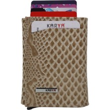Karya Deri Unisex Mekanizmalı Kartlık Cüzdan 00600