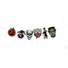 Kidspartim Halloween Cadılar Özel Kesim Banner 270CM