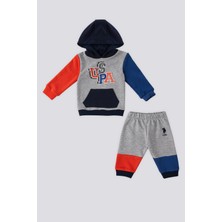 U.S. Polo Assn. Gri Erkek Bebek Takım