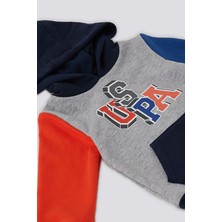 U.S. Polo Assn. Gri Erkek Bebek Takım