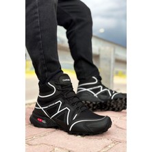Big King Siyah Beyaz Outdoor Trekking Erkek Bot
