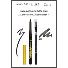 Maybelline New York Maybelline Argan Yağı Içeren Göz Kalemi Cecile All Day 04 Etkili Bakışlar Makyaj Seti