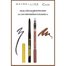 Maybelline New York Maybelline Argan Yağı Içeren Göz Kalemi Cecile All Day 12 Etkili Bakışlar Makyaj Seti