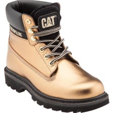 Cat Caterpillar Colorado Bronze Deri Kadın Bot