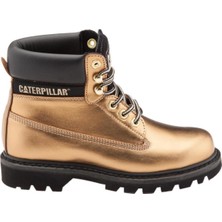 Cat Caterpillar Colorado Bronze Deri Kadın Bot