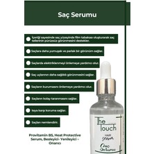 The Touch By Seda Altın Saç Serumu - Hair Serum Provitamin B5, Besleyici - Yenileyici - Onarıcı, Heat Protective Serum 50 ml