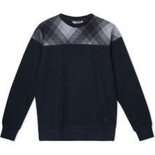 Lee Cooper Zayn Erkek Sweatshırt Antrasit-Siyah