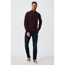 Lee Cooper Farrıs Erkek Patlı Sweatshırt Mürdüm