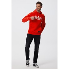 Lee Cooper Gory Erkek Sweatshırt Kırmızı