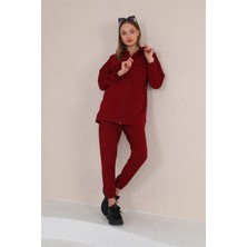 Westbound Kadın Günlük Spor Cepli Ikili Takım Bordo