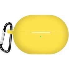 Nanospace Huaweı Freebuds Pro 3 Ile Uyumlu Kılıf Tam Koruma Renkli Kancalı Silikon Kılıfı