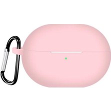 Nanospace Huaweı Freebuds Pro 3 Ile Uyumlu Kılıf Tam Koruma Renkli Kancalı Silikon Kılıfı