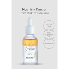 Iva Natura Mavi Işık Karşıtı Yenileyici Cilt Bakım Serumu Beta Karoten Vitamin Ve Hyaluronik Asit Içerikli 30 Ml