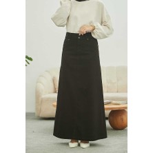 Neways 2254- Klasik Gabardin Etek Siyah