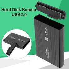 Techtic 3.5 Inç USB 2.0 Harddisk HDD Kutusu Alüminyum SSD Sata Harici Hard Disk Kutu