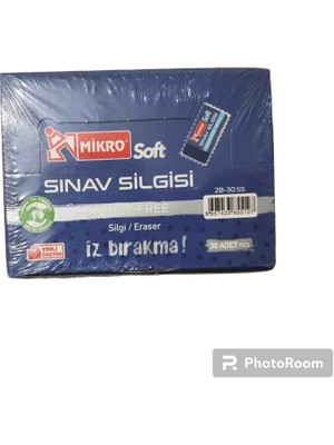 Mikro 30 Adet Mikro Sınav Silgisi